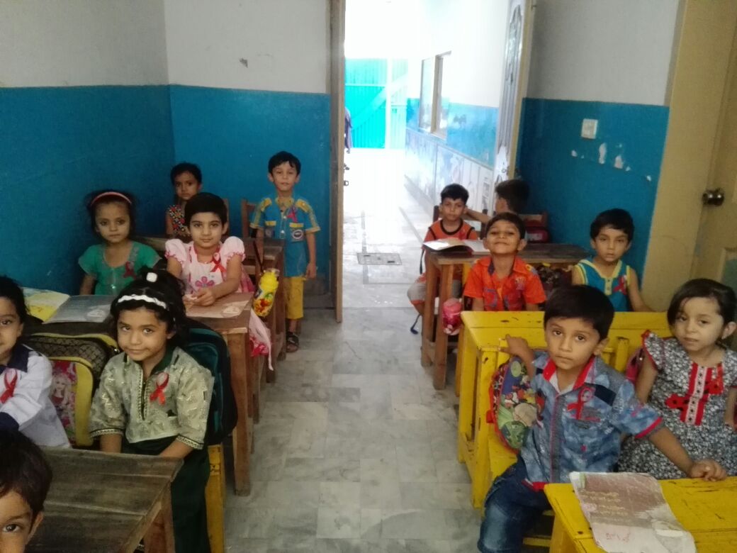 An early-years classroom during lessons